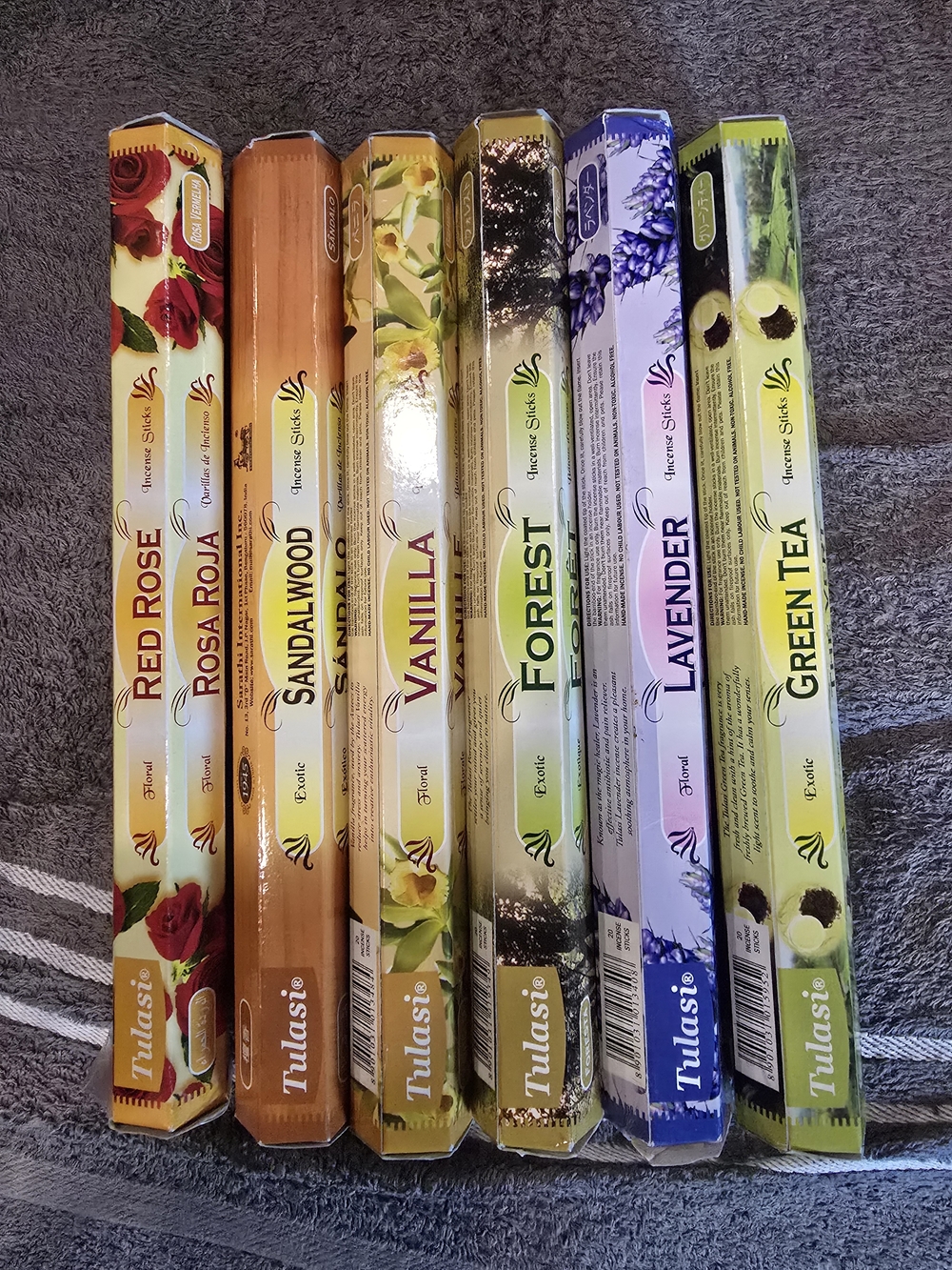 Tulasi Incense Variety Pack (6 pack)